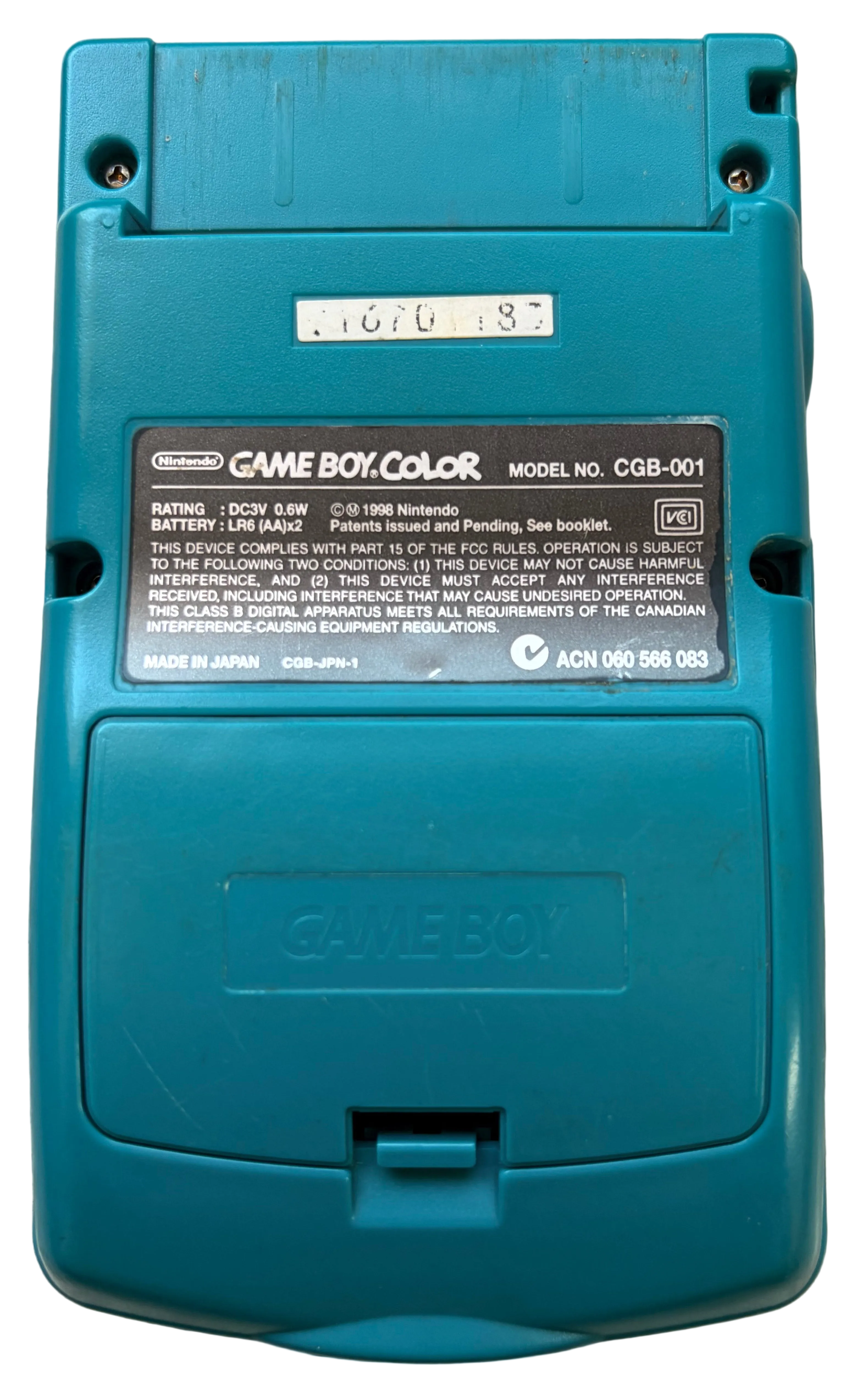 Nintendo Game Boy Color - Teal