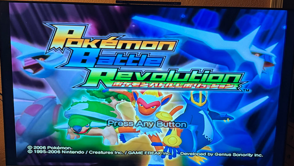 Pokémon Battle Revolution (JAPAN REGION GAME)