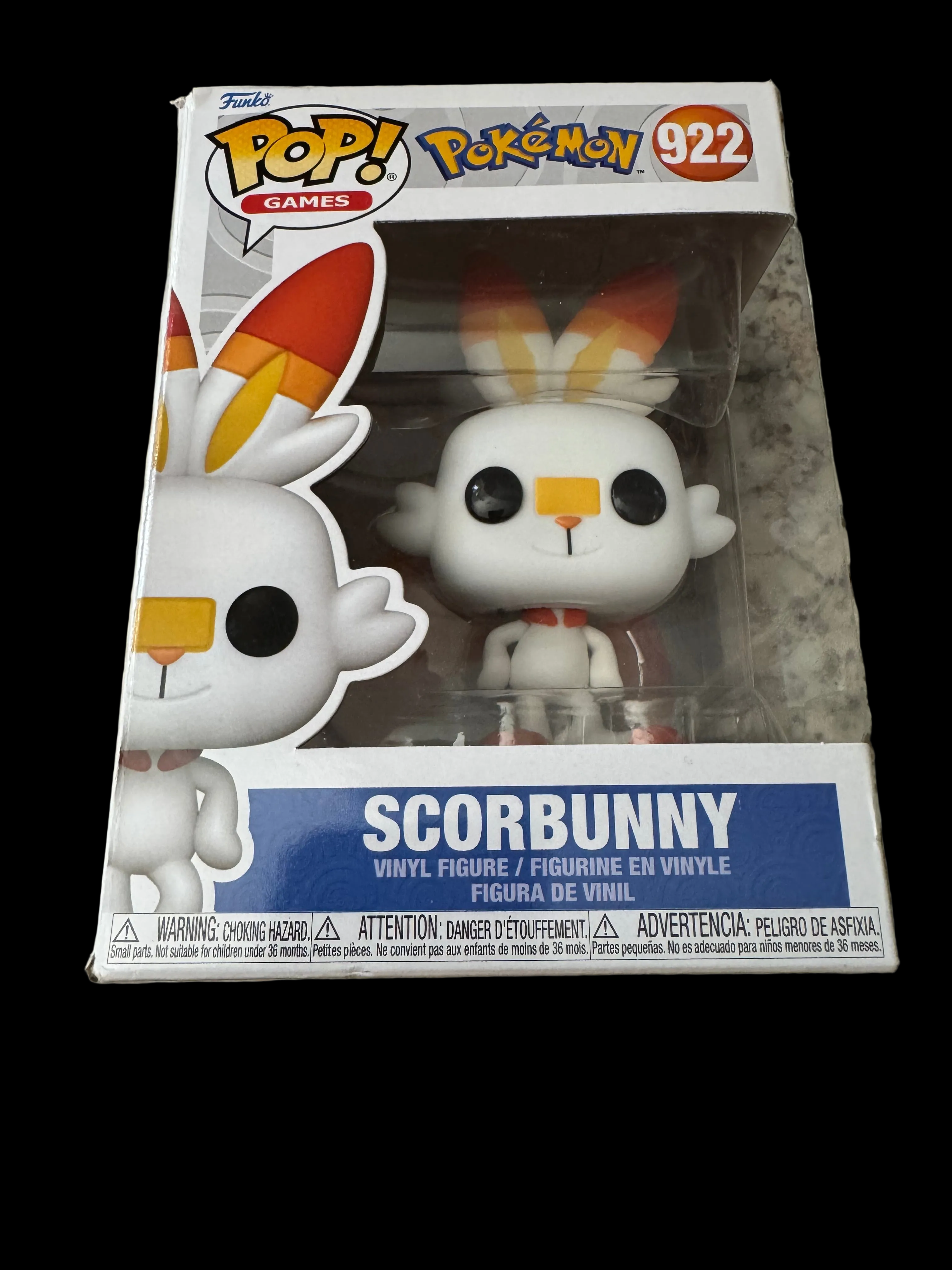 Funko Pokémon Scorbunny Pop! Games #922 Vinyl Figure Video Game Theme 2023