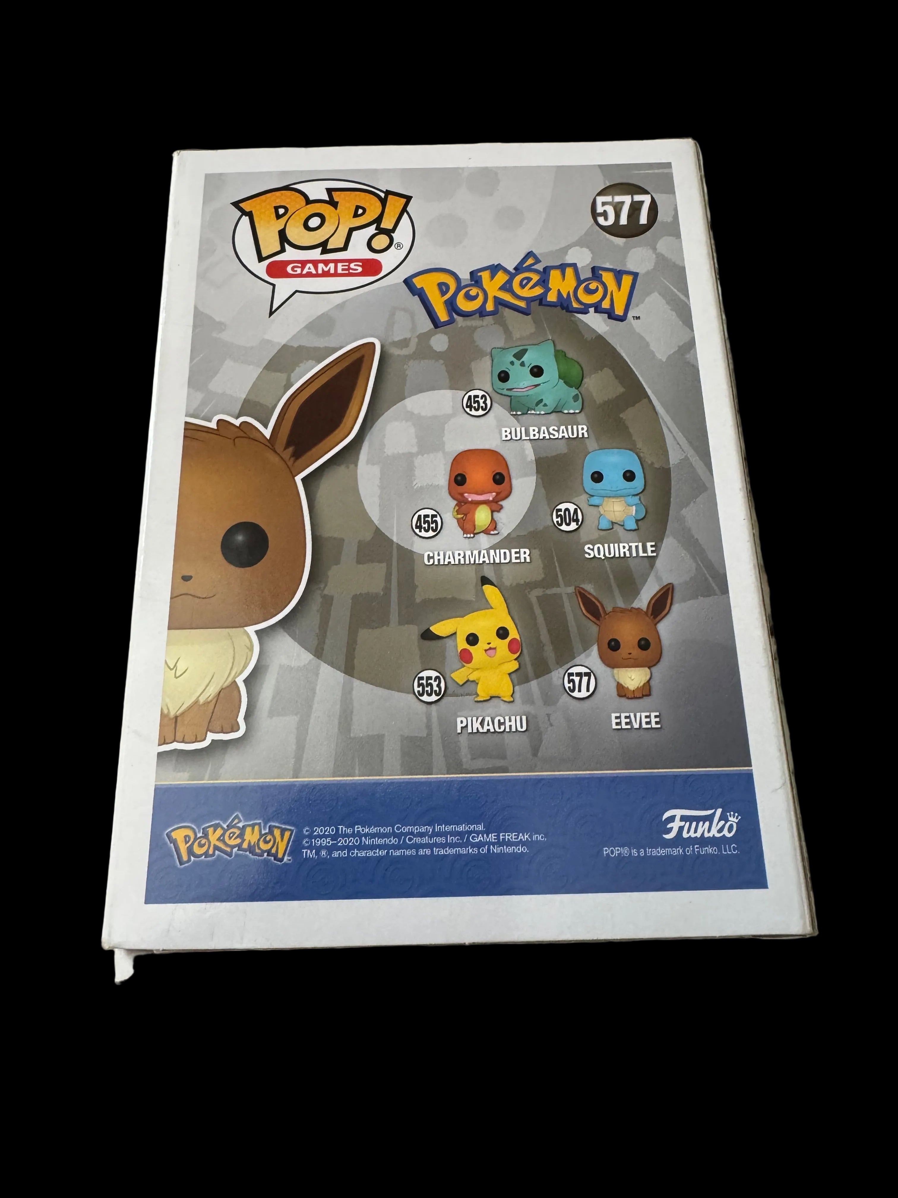 Funko Pop! Vinyl Pokémon Eevee #577 Figure Games Collection 2020