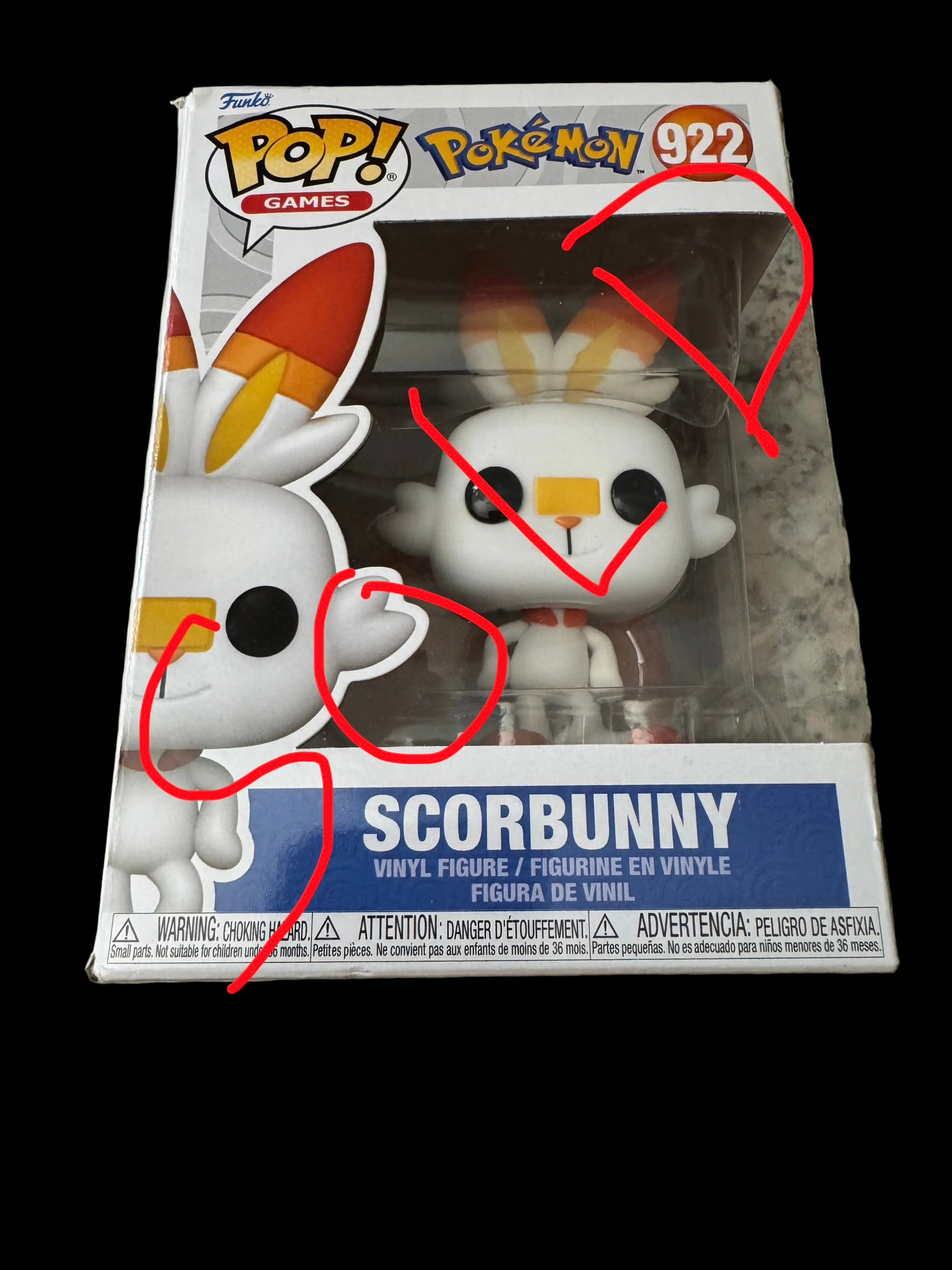 Funko Pokémon Scorbunny Pop! Games #922 Vinyl Figure Video Game Theme 2023